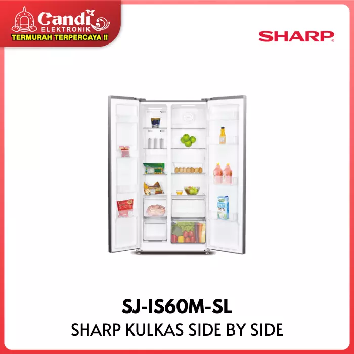 KULKAS SIDE BY SIDE SHARP
